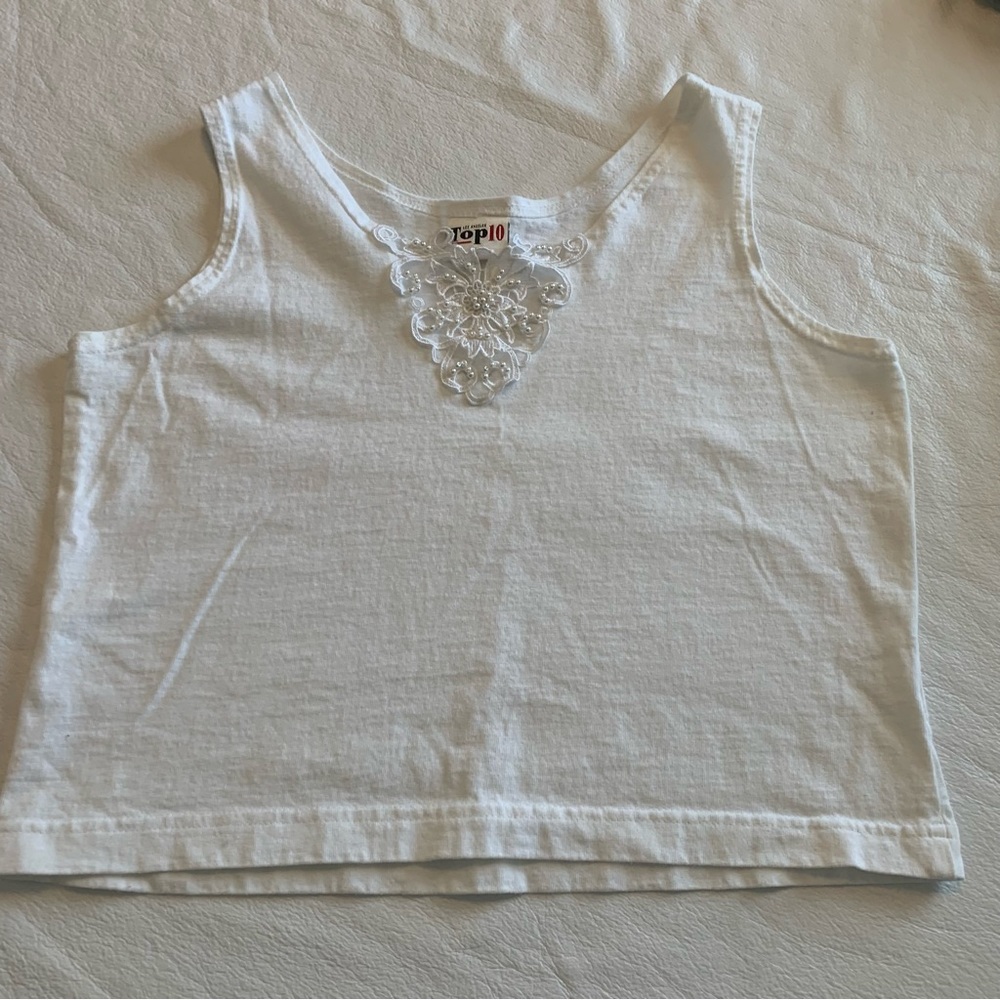 Top Ten vintage crop top